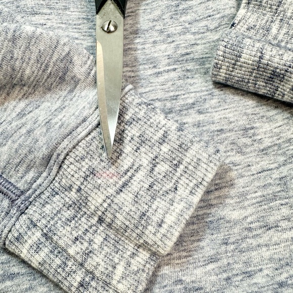 Lululemon Just Pleat It Crew, Heathered Speckled True Navy - Picture 16 of 16